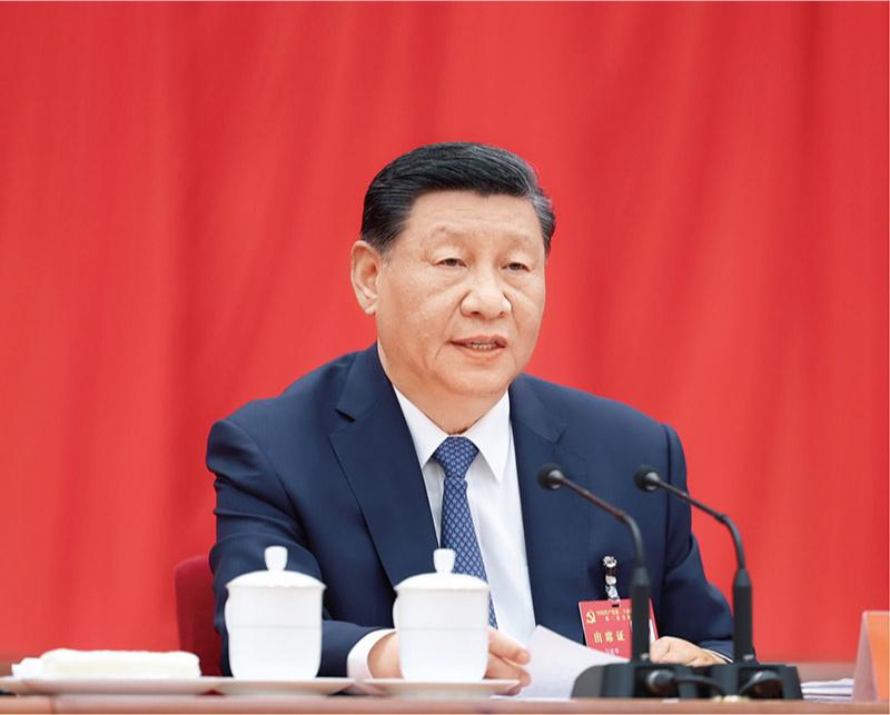 中國共產(chǎn)黨第二十屆中央委員會第三次全體會議,于2024年7月15日至18日在北京舉行。中央委員會總書記習(xí)近平作重要講話。 新華社記者 鞠鵬/攝
