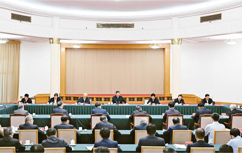 2024年5月23日下午,中共中央總書記、國家主席、中央軍委主席習(xí)近平在山東省濟(jì)南市主持召開企業(yè)和專家座談會并發(fā)表重要講話。 新華社記者 謝環(huán)馳/攝